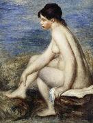 Pierre Renoir Seated Bather oil painting reproduction